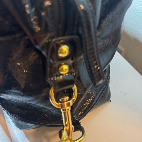 Coach Black Patent Leather Bag - Large Medium - Picture 10 of 13